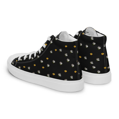 Women’s high top canvas shoes flying toasters - Image 3