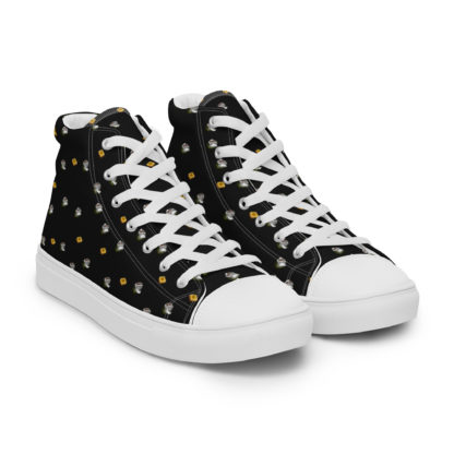 Women’s high top canvas shoes flying toasters