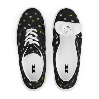 Women’s lace-up canvas shoes flying toasters - Image 3