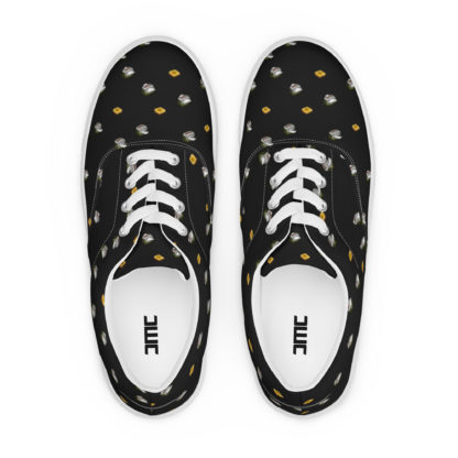 Women’s lace-up canvas shoes flying toasters - Image 6