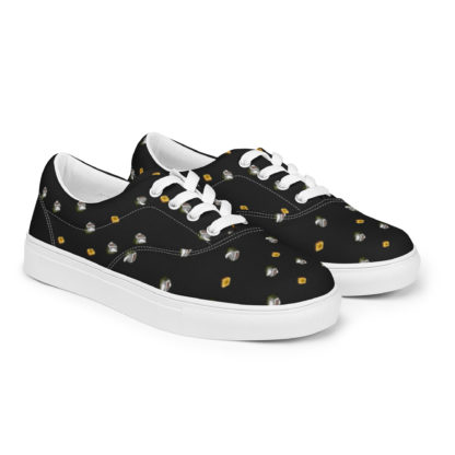 Women’s lace-up canvas shoes flying toasters