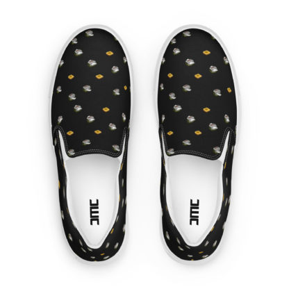 Women’s slip-on canvas shoes flying toasters - Image 2