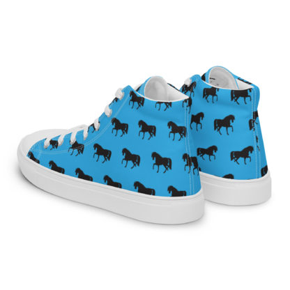 Women’s high top canvas shoes horse - Image 3