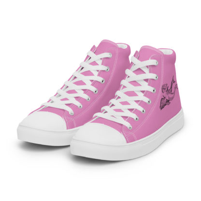 Women’s high top canvas shoes mermaid/dolphin - Image 7