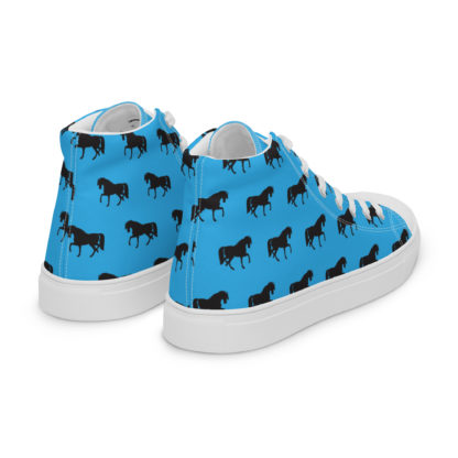 Women’s high top canvas shoes horse - Image 5