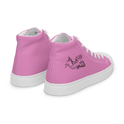 Women’s high top canvas shoes mermaid/dolphin - Image 4