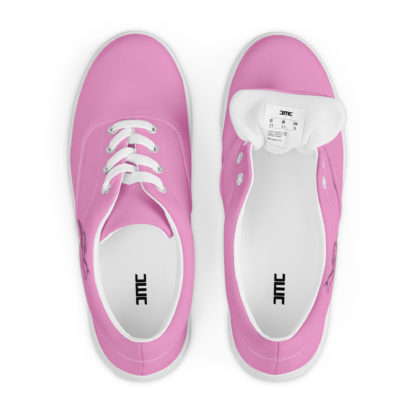 Women’s lace-up canvas shoes mermaid/dolphin - Image 3