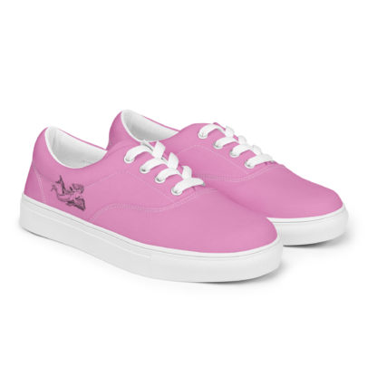 Women’s lace-up canvas shoes mermaid/dolphin