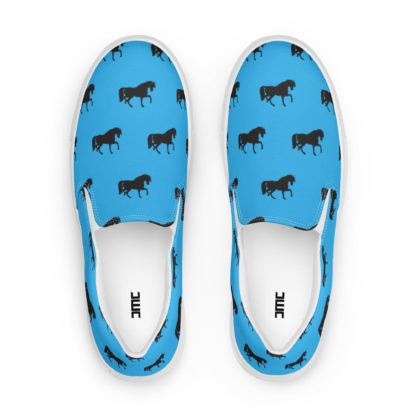 Women’s slip-on canvas shoes horse - Image 2