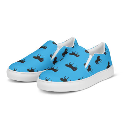 Women’s slip-on canvas shoes horse - Image 3