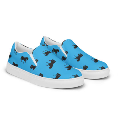 Women’s slip-on canvas shoes horse