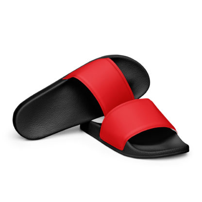 Men’s slides red